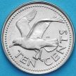 Монета Барбадос 10 центов 1995 год. Чайка.
