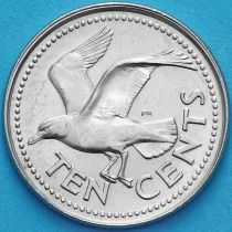 Барбадос 10 центов 1996 год. Чайка.