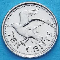 Барбадос 10 центов 2009 год. Чайка.