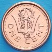 Монета Барбадоса 1 цент 2011 год. Трезубец.