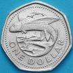Монета Барбадос 1 доллар 1988 год. Летучая рыба.