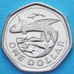Монета Барбадоса 1 доллар 2008 год. Летучая рыба.