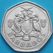 Монета Барбадос 1 доллар 1988 год. Летучая рыба.