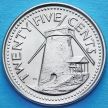 Монета Барбадос 25 центов 2011 год. Мельница.