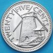 Монета Барбадос 25 центов 1979 год. Мельница. FM
