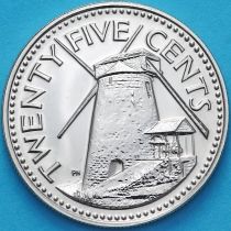 Барбадос 25 центов 1979 год. Мельница. FM
