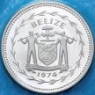 Монета Белиз 5 долларов 1974 год. Киленосый тукан. Пруф