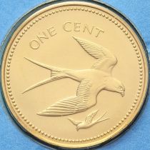 Белиз 1 цент 1974 год. Вилохвостый коршун. BU