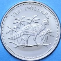 Белиз 10 долларов 1974 год. Медь-никель. BU