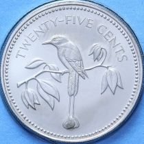 Белиз 25 центов 1974 год. Медь-никель. BU