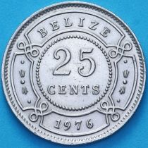 Белиз 25 центов 1976 год.