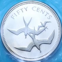 Белиз 50 центов 1974 год. Медь-никель. Proof