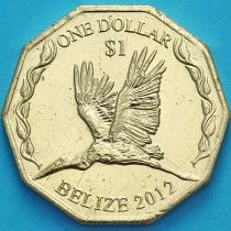 Белиз 1 доллар 2012 год. 30 лет Центральному банку