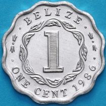 Белиз 1 цент 1986 год.