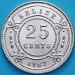 Монета Белиз 25 центов 1987 год.