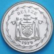 Монета Белиз 25 центов 1979 год. Мотмот