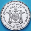 Монета Белиз 5 долларов 1976 год. Киленосый тукан. Proof