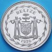 Монета Белиз 10 долларов 1976 год.  Большой Курасов. Proof