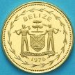 Монета Белиз 5 центов 1976 год. Мухоловка Proof