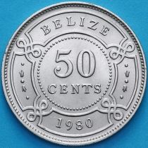 Белиз 50 центов 1980 год.