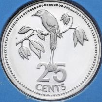 Белиз 25 центов 1981 год. Proof