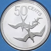 Белиз 50 центов 1981 год. Пруф
