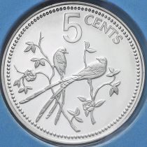 Белиз 5 центов 1981 год. Пруф