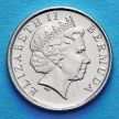 Монета Бермудских островов 10 центов 2008 год. Бермудские лилии.