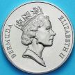 Монета Бермудские острова 1 доллар 1989 год. Бабочка Данаида монарх.
