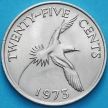 Монета Бермудские острова 25 центов 1973 год. Белохвостый фаэтон.