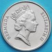 Монета Бермудских островов 25 центов 1988 год. Белохвостый фаэтон.