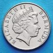 Монета Бермудских островов 5 центов 2008 год.  Морской ангел.