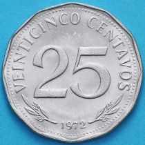 Боливия 25 сентаво 1972 год.