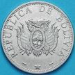 Монета Боливия 50 сентаво 2001 год.
