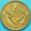Монета Чили 10 сентесимо 1969 год.