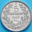 Монета Чили 5 сентаво 1936 год.