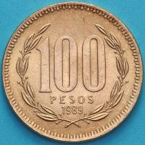 Чили 100 песо 1989 год. 
