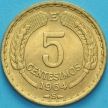 Монета Чили 5 сентесимо 1964 год. UNC