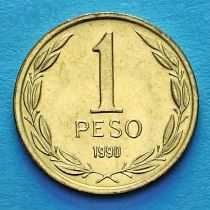 Чили 1 песо 1990 год.