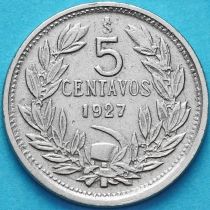 Чили 5 сентаво 1927 год.