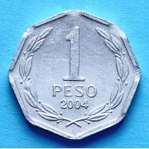 Чили 1 песо 2004 год. Бернардо О`Хиггинс