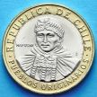 Монета Чили 100 песо 2010 год. Индейцы Мапуче.