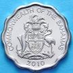 Монета Багамских островов 10 центов 2010 г. Бонфиш.