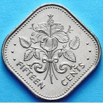 Багамские острова 15 центов 1992 год.