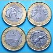 Набор 4 монеты 1 реал 2014 г. Олимпиада в Рио. 1-ый выпуск.