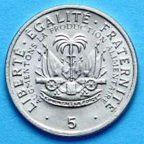 Гаити 5 сантим 1975 год. ФАО