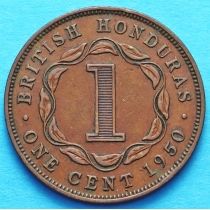 Британский Гондурас 1 цент 1950 год