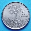 Монета Гватемалы 5 сентаво 2010-2012 год. Хлопковое дерево