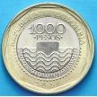 Монета Колумбии 1000 песо 2014 год. Черепаха.