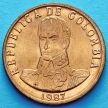 Монета Колумбии 2 песо 1987 год. Симон Боливар.